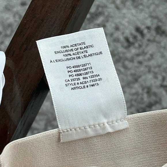 Aritzia Babaton Slip Mini Skirt in Denude Feminine Satin - Picture 9 of 9